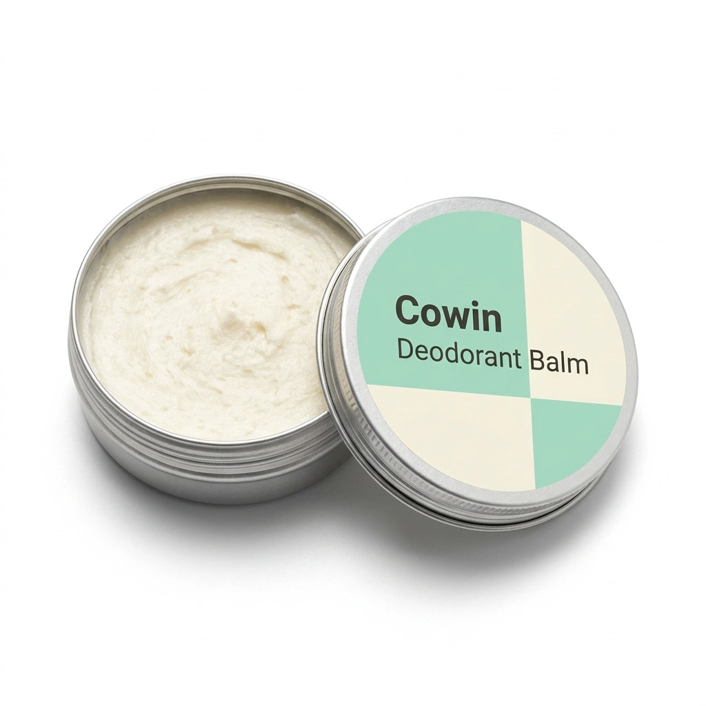 Cowin Deodorant Balm — Tin — Body care presentation