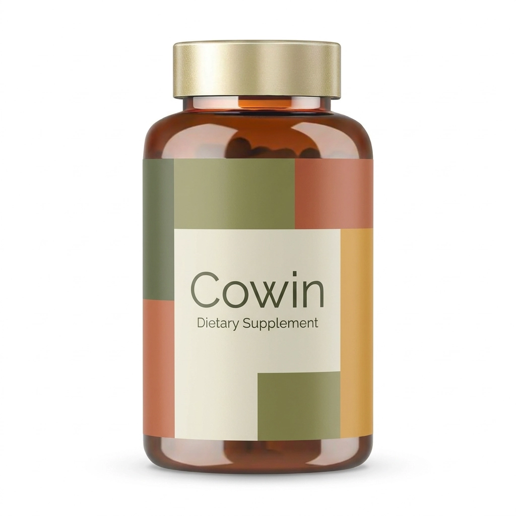 Cowin Dietary Supplement — Amber Bottle — Dietary supplement presentation