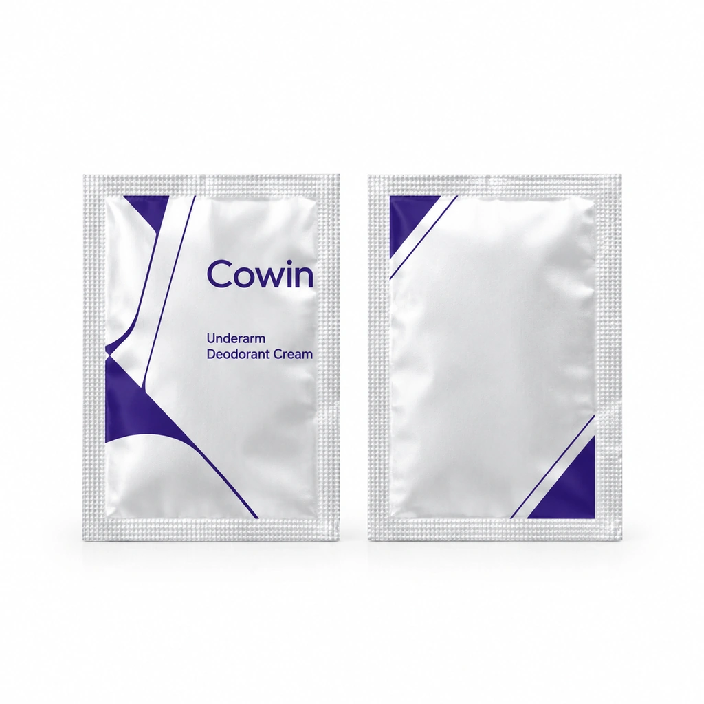 Cowin Underarm Deodorant Cream — Sachets — Body care presentation