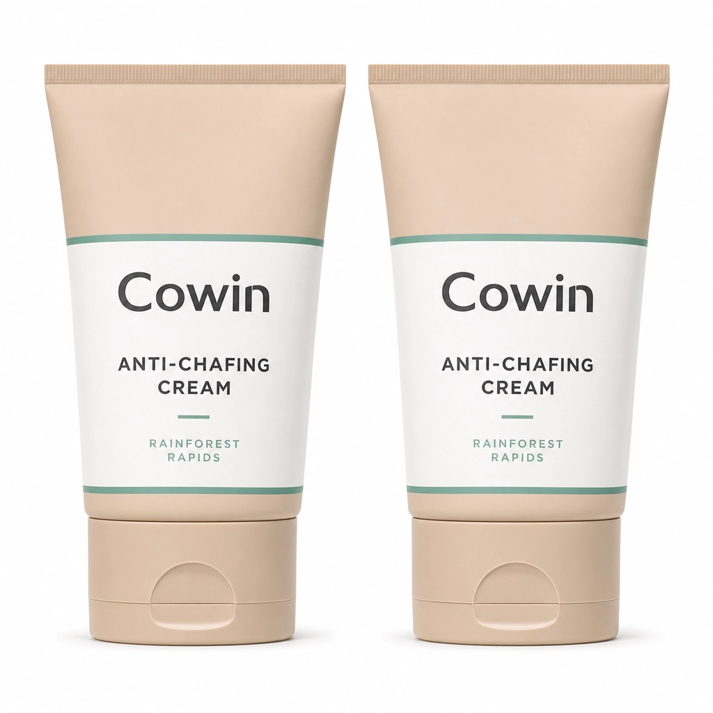 Cowin Anti-Chafing Cream — Tube Duo — Anti-chafing care presentation