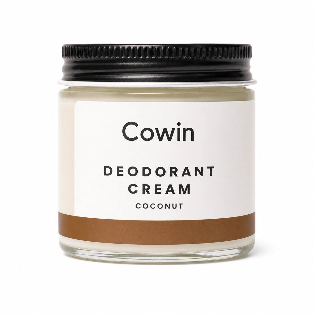Cowin Coconut Deodorant Cream — Jar — Cream / balm presentation