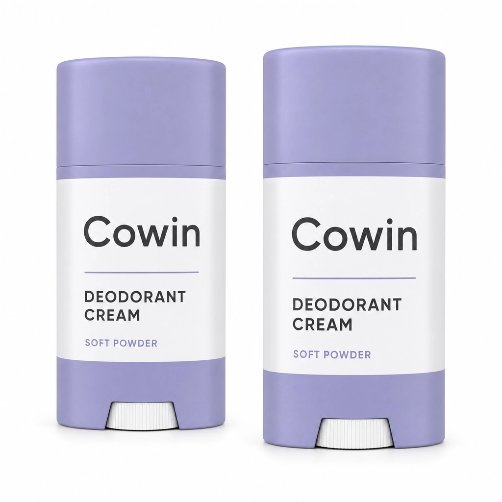 Cowin Soft Powder Deodorant Cream — Duo — Cream / balm presentation