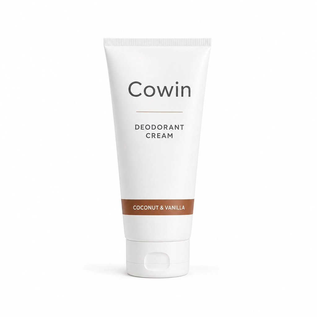 Cowin Coconut & Vanilla Deodorant Cream — Tube — Cream / balm presentation