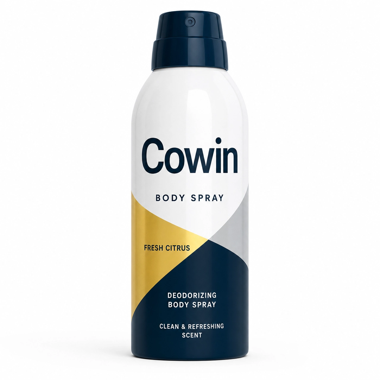 Cowin Body Spray — Blue & Gold Can — Spray / mist presentation