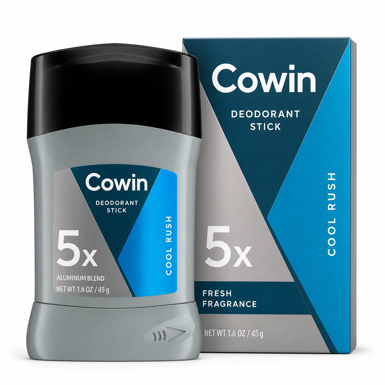 Cowin Cool Rush Deodorant Stick — Carton Set — Stick presentation
