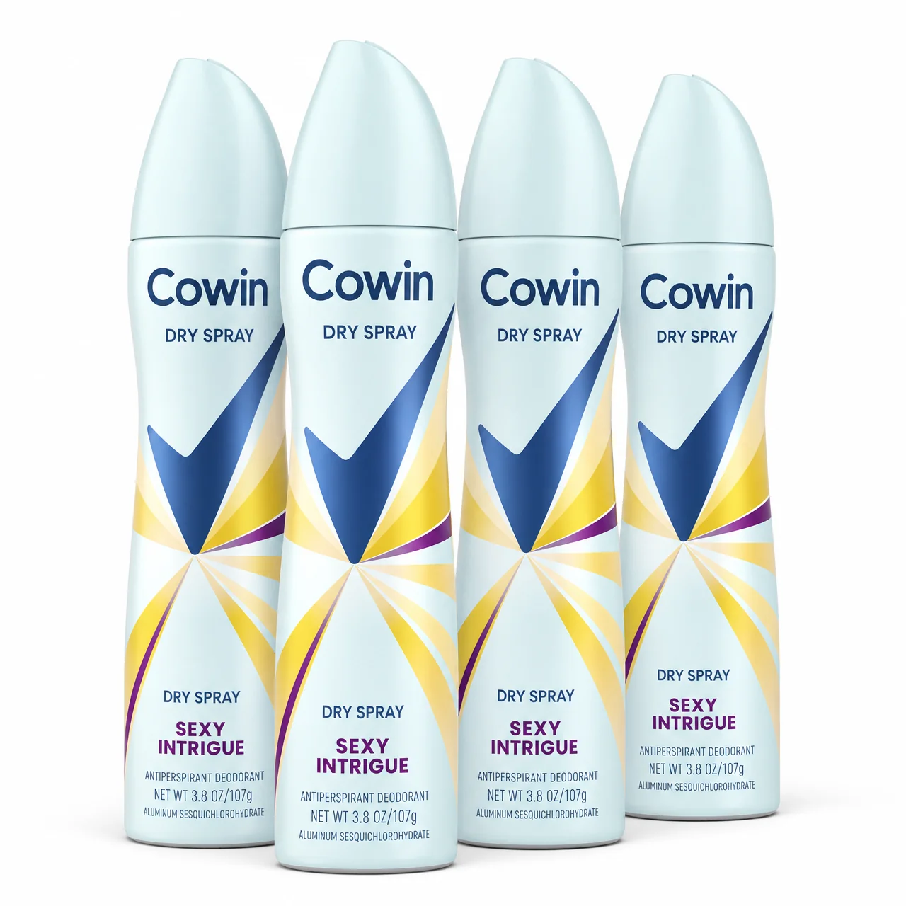 Cowin Dry Spray — Four-Pack — Spray / mist presentation