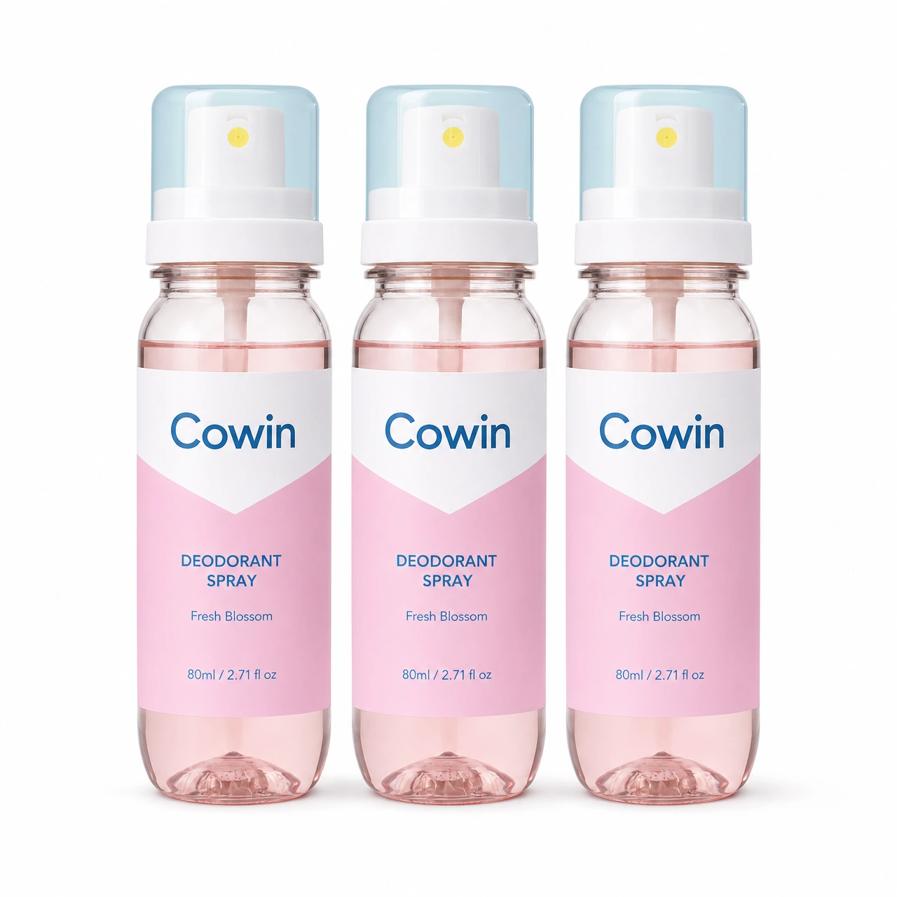 Cowin Deodorant Spray — Pink Three-Pack — Spray / mist presentation