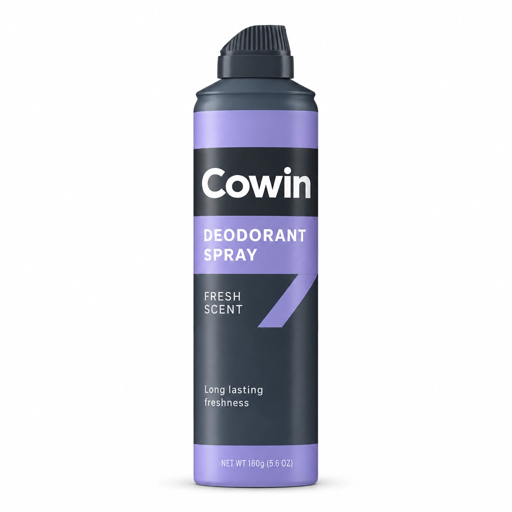 Cowin Deodorant Spray — Purple Can — Spray / mist presentation
