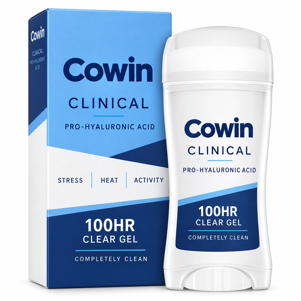Cowin Clear Gel Deodorant — Carton Set — Gel deodorant presentation