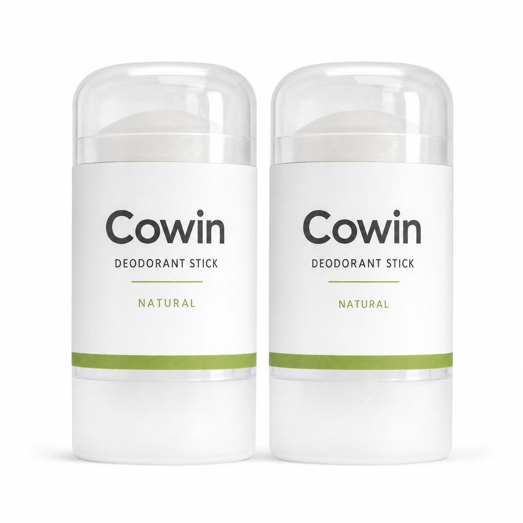 Cowin Deodorant Stick — Clear-Cap Duo — Stick presentation