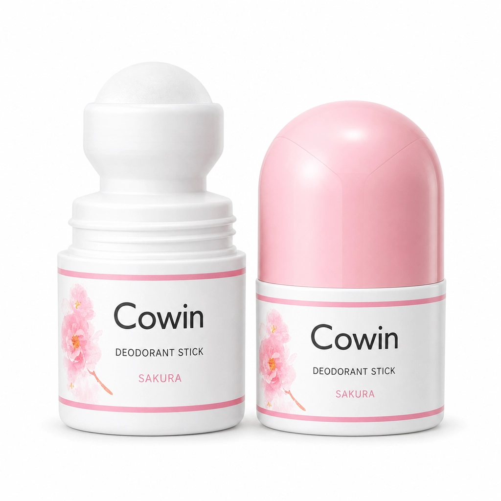 Cowin Sakura Deodorant Stick — Duo — Stick presentation