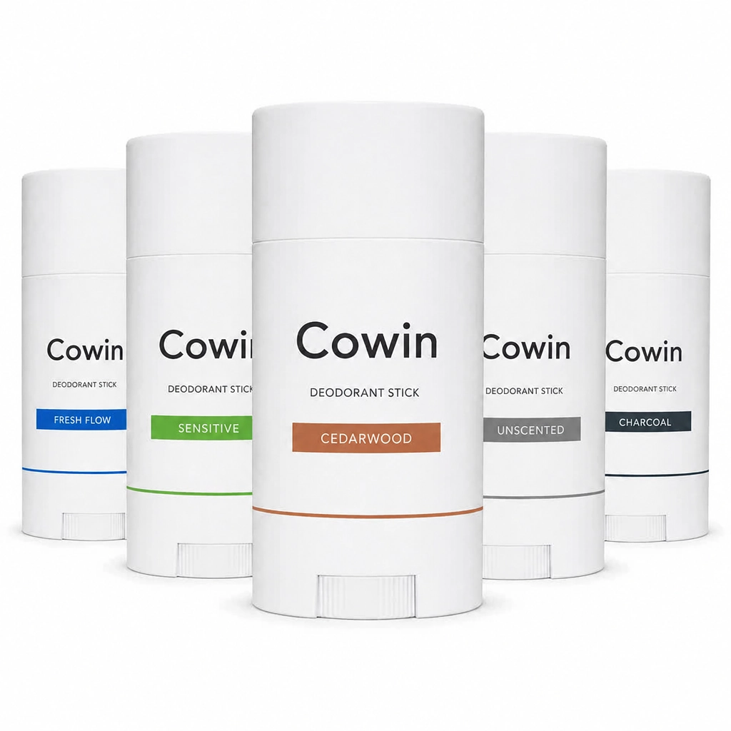 Cowin Deodorant Stick — Five Variants — Stick presentation