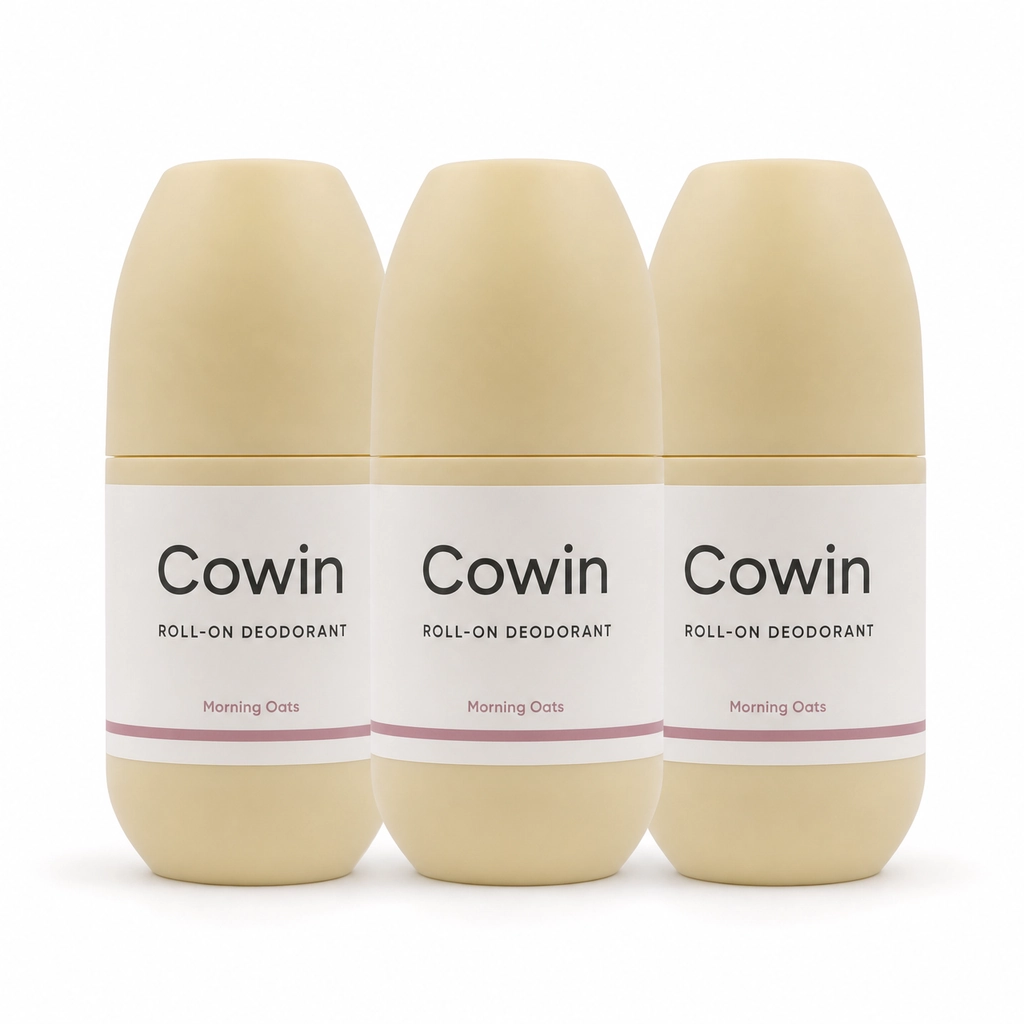 Cowin Roll-On Deodorant — Beige Trio — Roll-on presentation