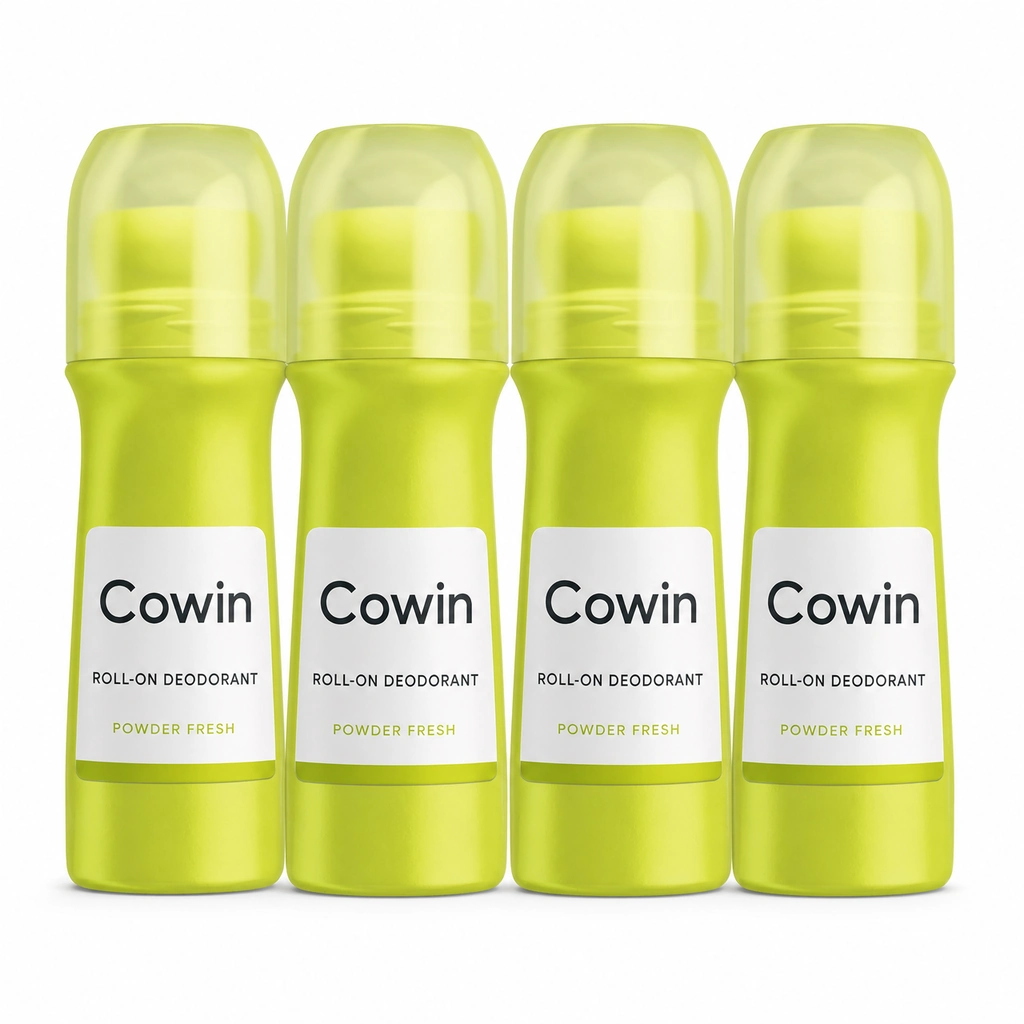 Cowin Roll-On Deodorant — Lime Four-Pack — Roll-on presentation