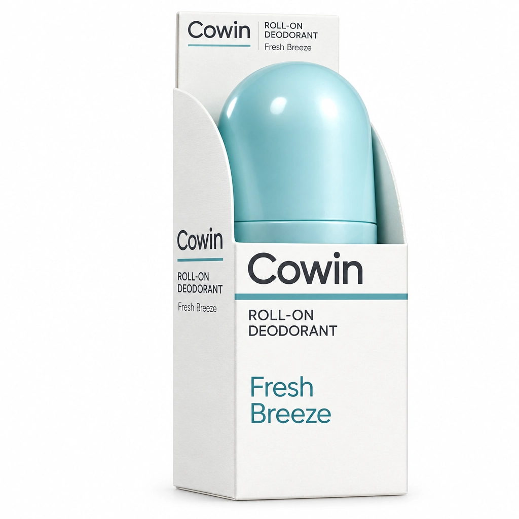 Cowin Fresh Breeze Roll-On Deodorant — Carton Set — Roll-on presentation