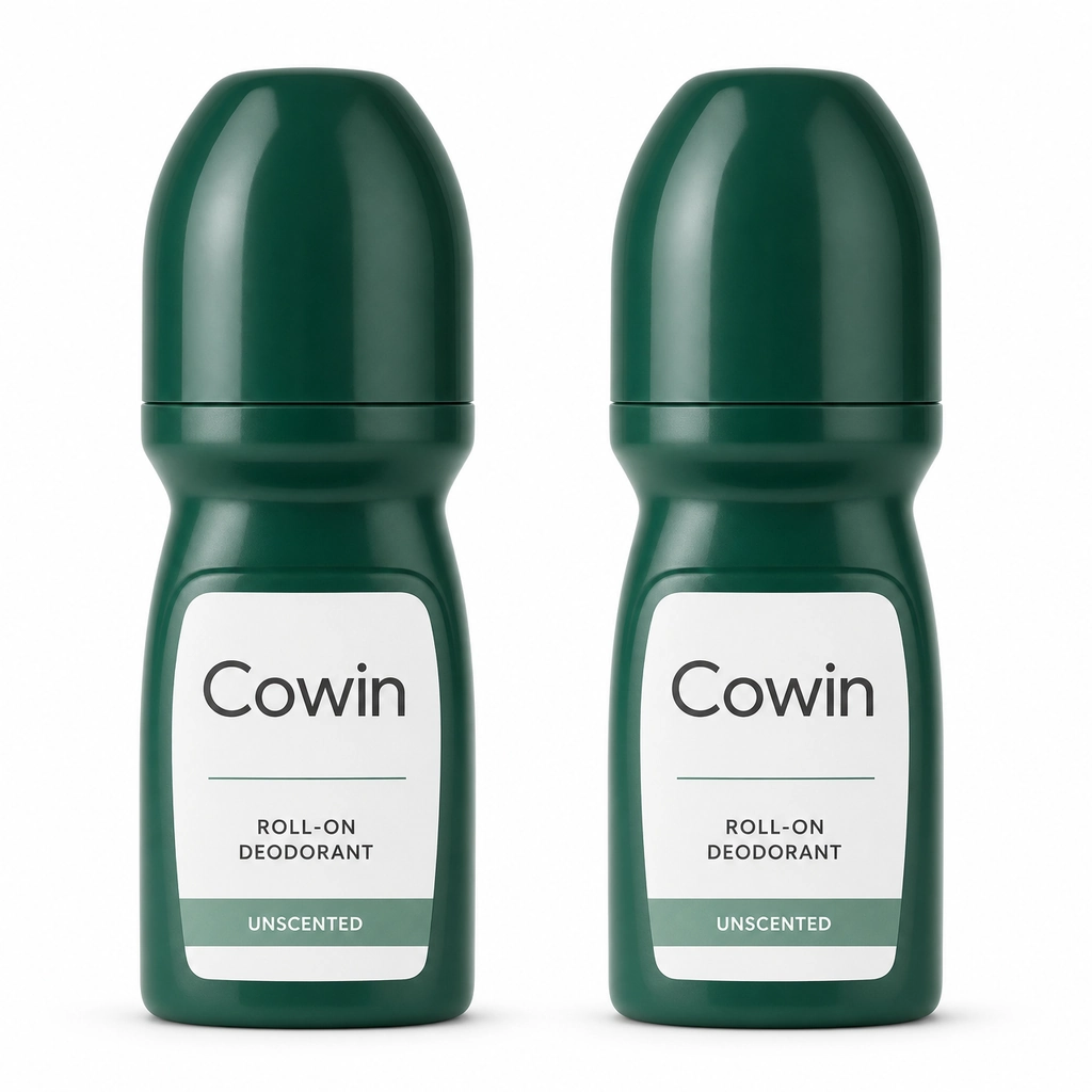 Cowin Roll-On Deodorant — Dark Green Duo — Roll-on presentation