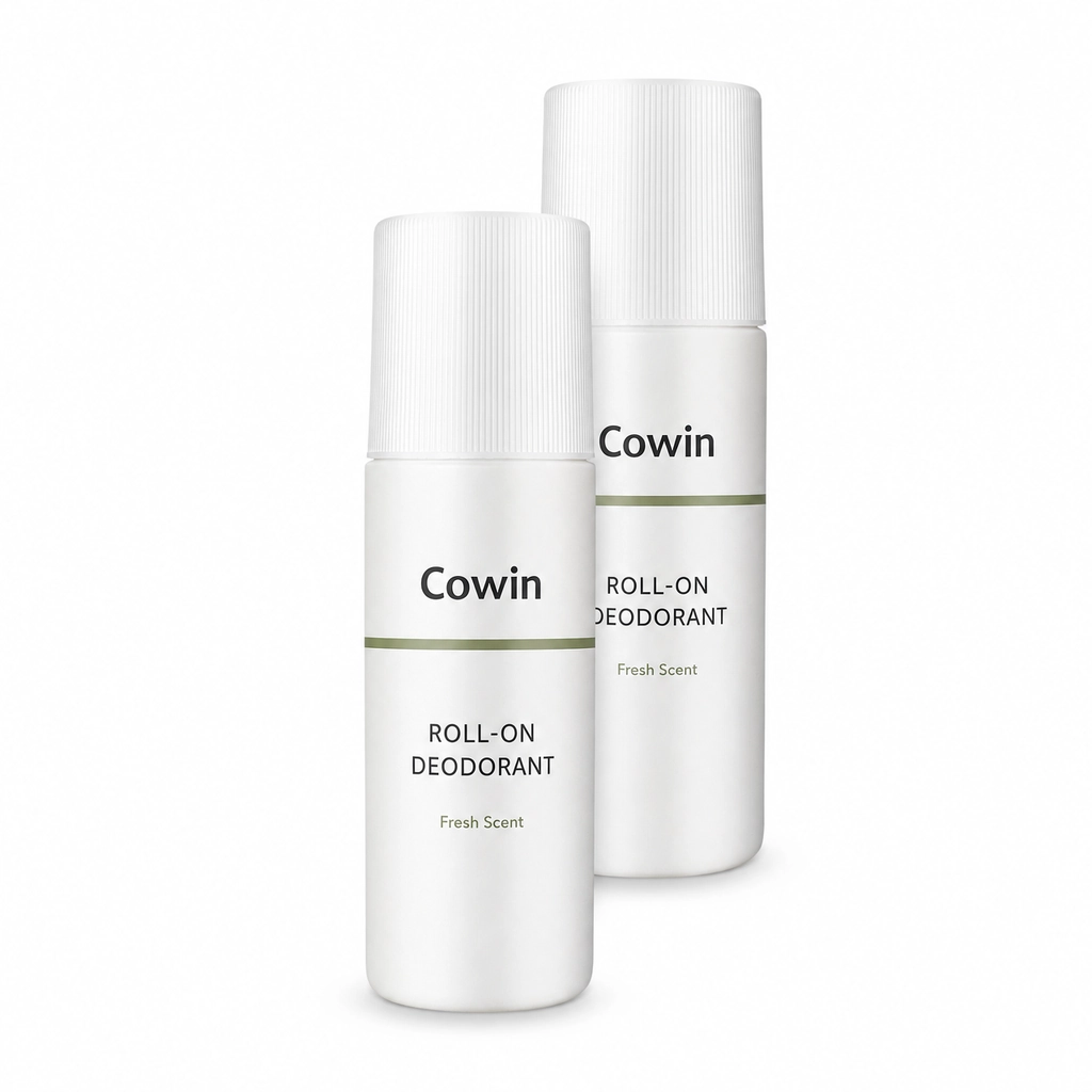 Cowin Roll-On Deodorant — White Duo — Roll-on presentation