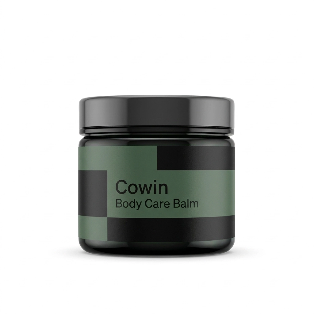 Cowin Body Care Balm — Dark Jar — Body care presentation