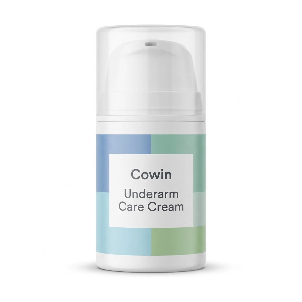 Cowin Underarm Care Cream — Pump — Body care presentation