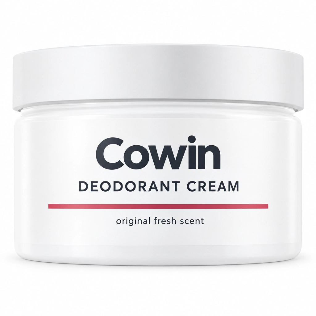 Cowin Original Fresh Deodorant Cream — Jar — Cream / balm presentation