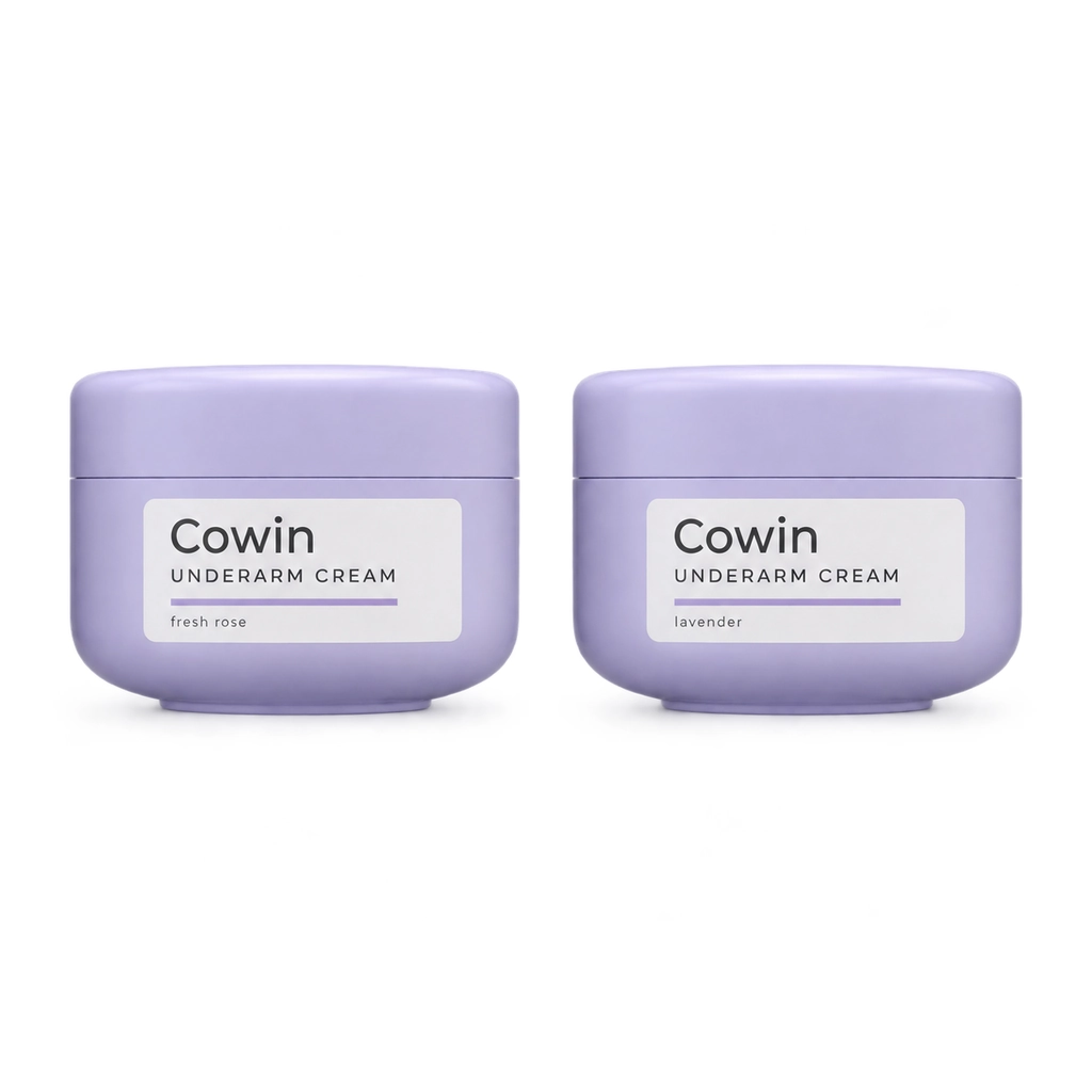 Cowin Underarm Cream — Jar Duo — Cream / balm presentation