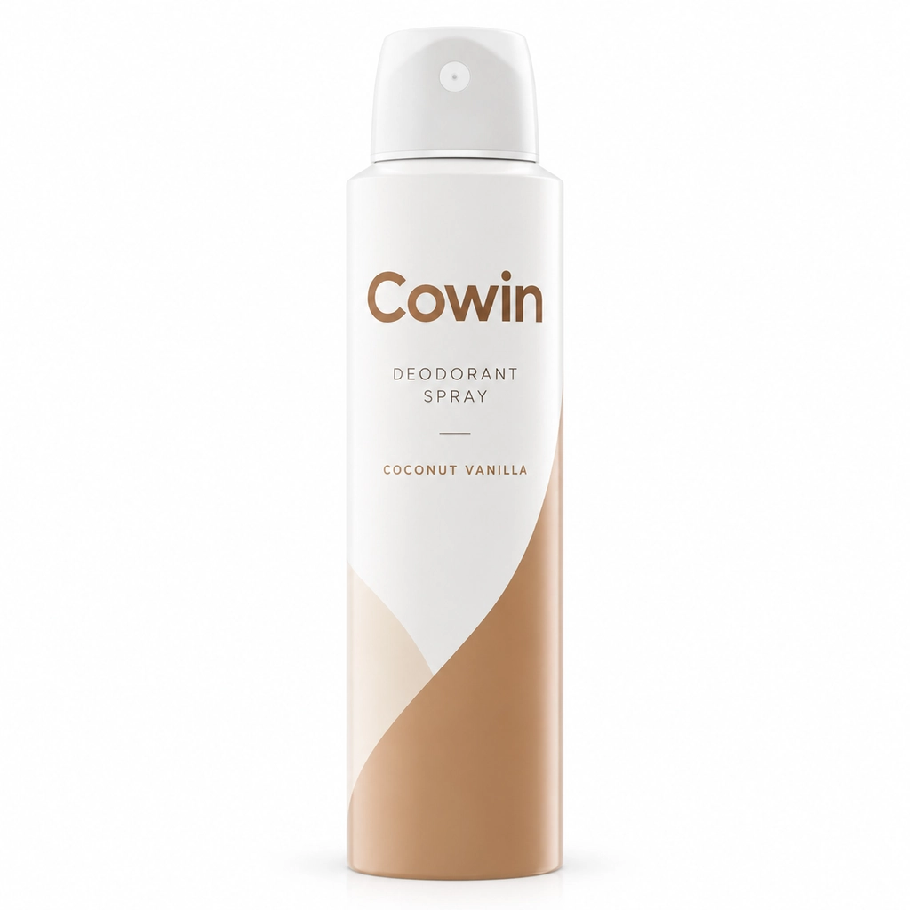 Cowin Coconut & Vanilla Dry Spray — Spray / mist presentation