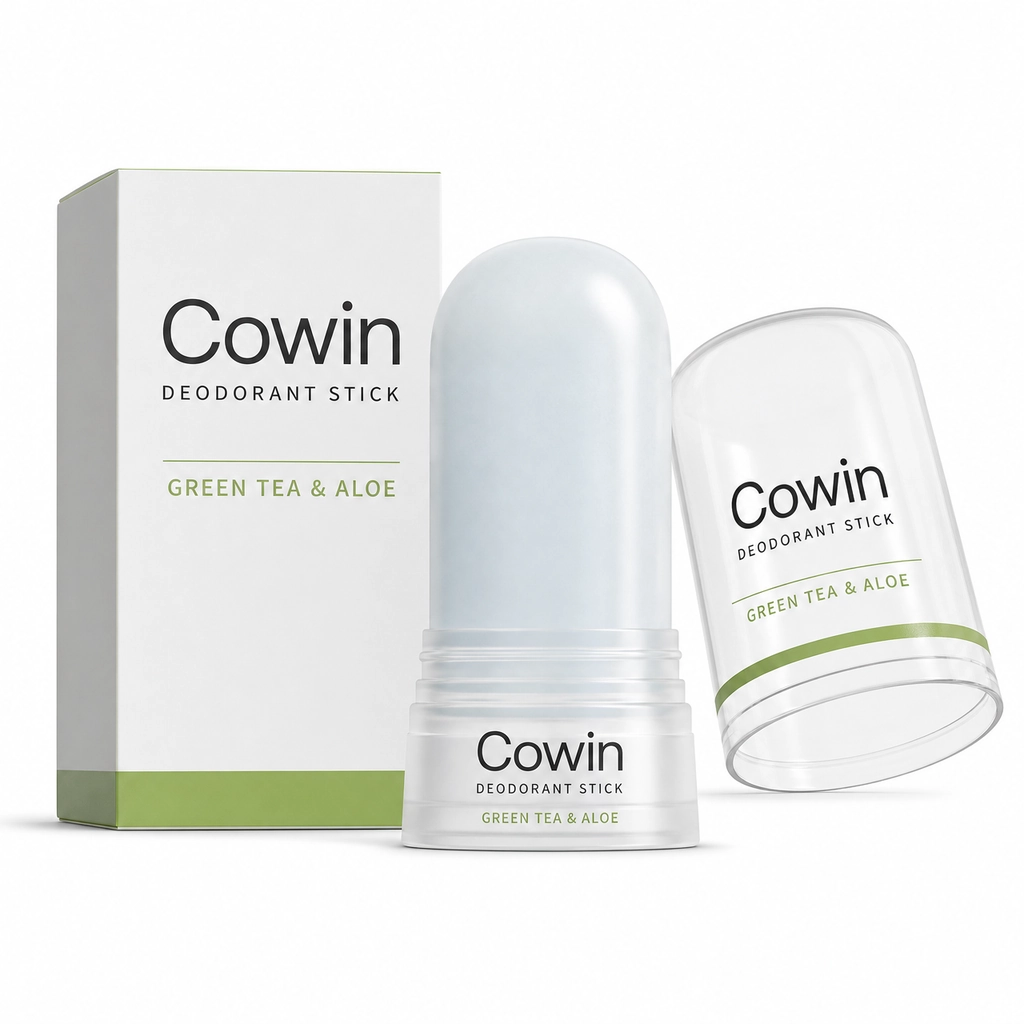 Cowin Green Tea & Aloe Deodorant Stick — Stick presentation