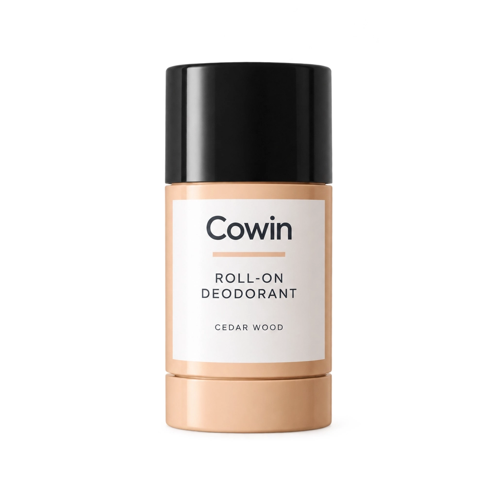 Cowin Cedar Wood Roll-On Deodorant — Roll-on presentation