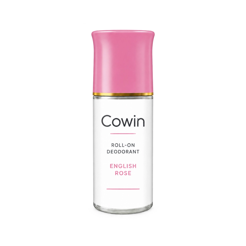 Cowin English Rose Roll-On Deodorant — Roll-on presentation